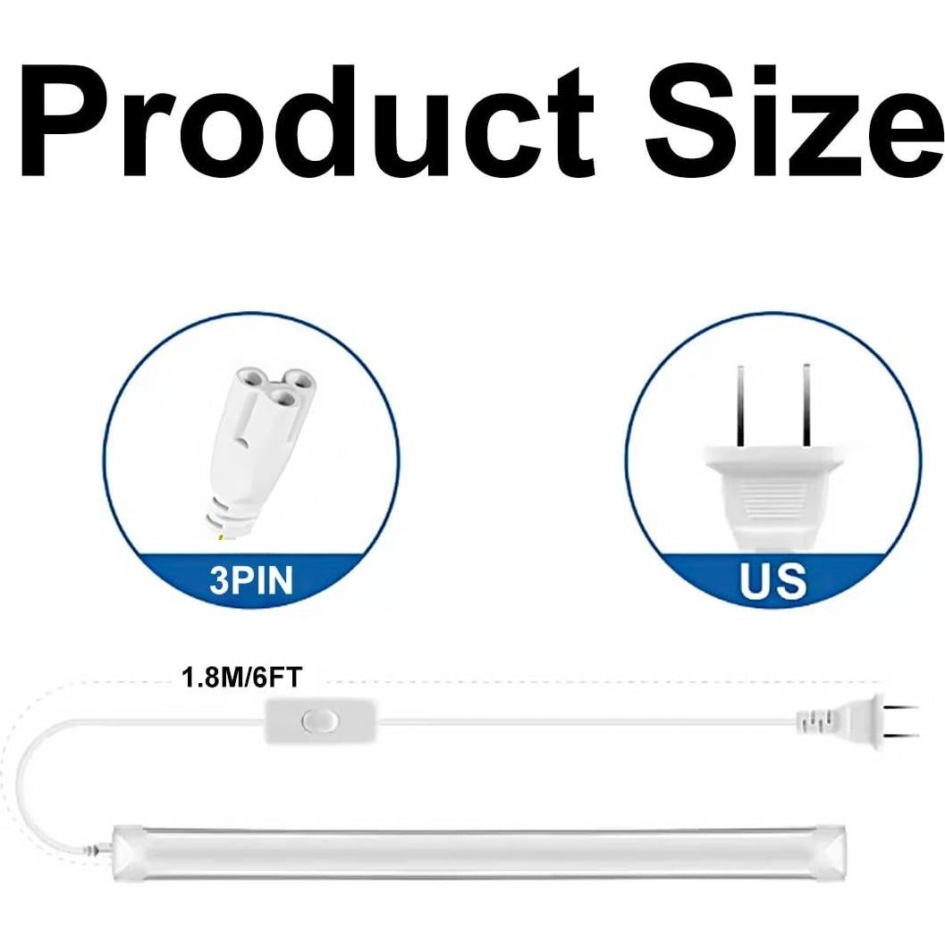 Cable de Extensión LED T5/T8 con Interruptor 1.8M - RKOZCSTA