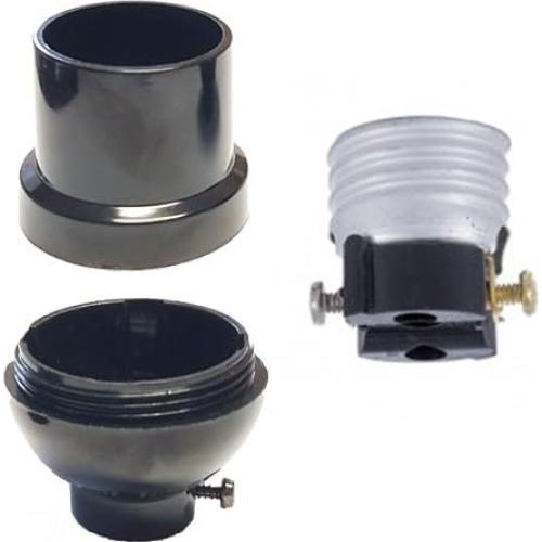 Kit de cableado para lámpara de mesa B&P negro 2.44m