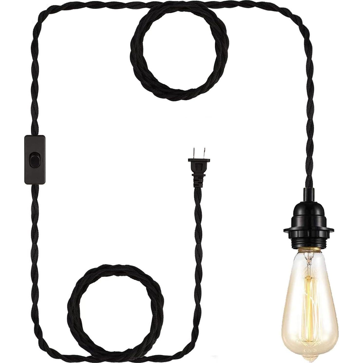 Kit de Luz Colgante DIY YIKEGE LICHT 4.57m Estilo Vintage