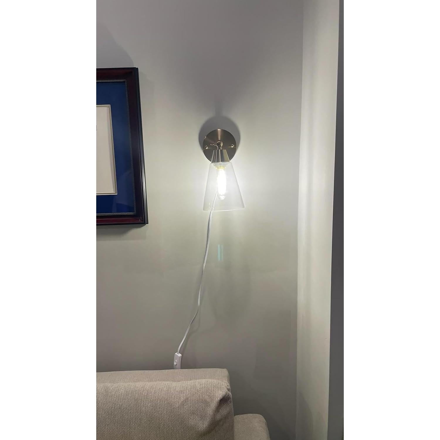 Cable de lámpara con interruptor 1.83m LPins negro 18 AWG