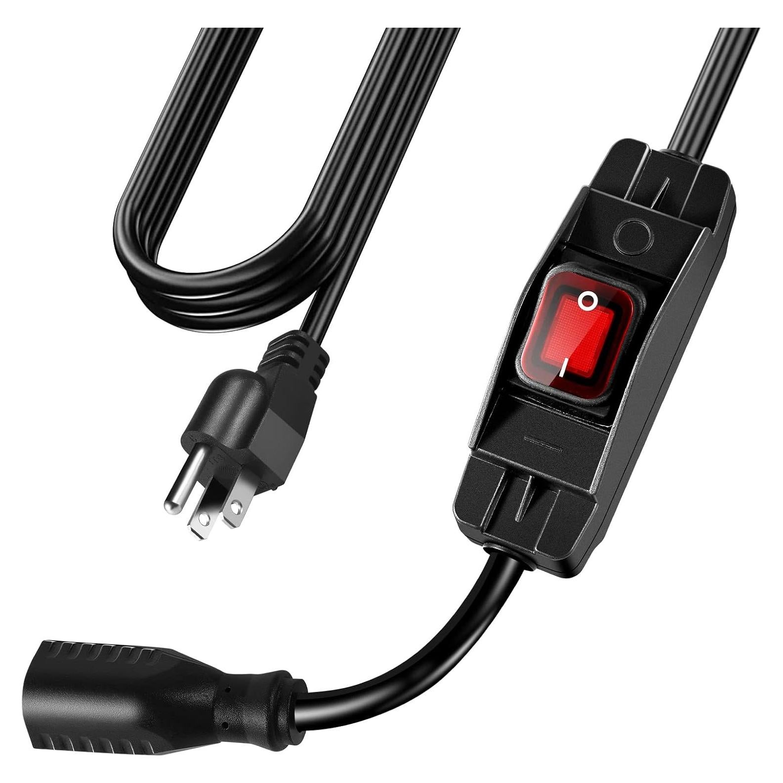 Cable de extensión impermeable 0.91m Makevivi con interruptor