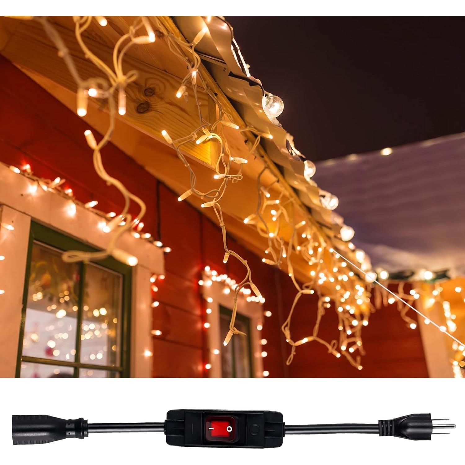 Cable de extensión impermeable 0.91m Makevivi con interruptor