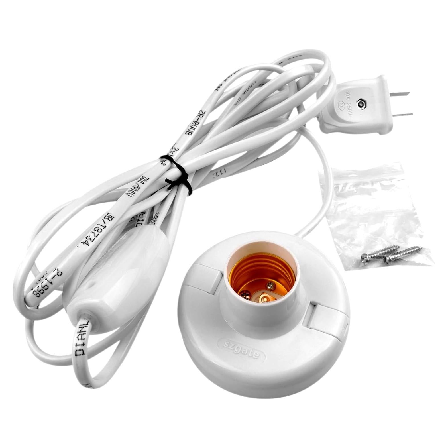 Portalámparas E27 Szgate con Interruptor y Cable 2.8m