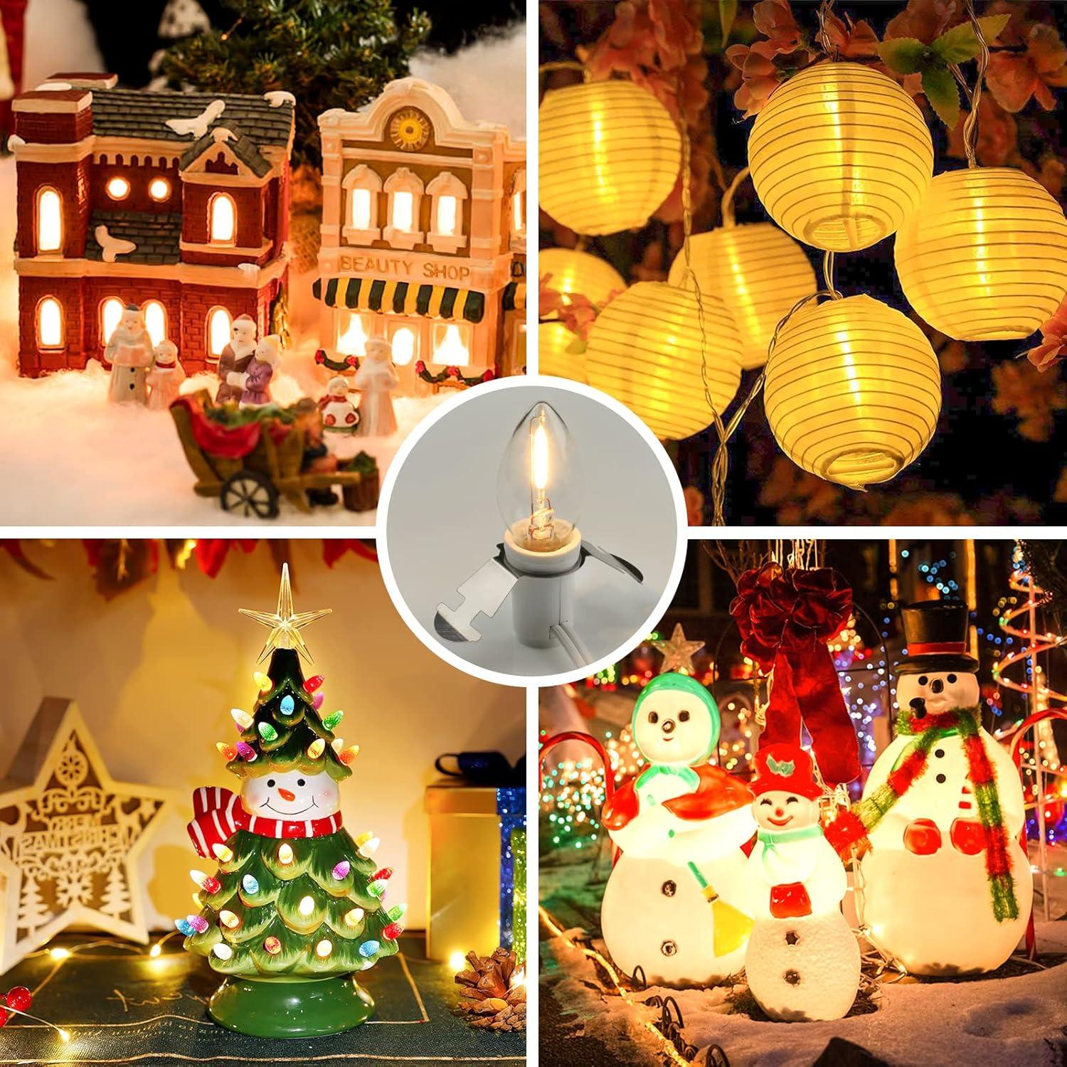 Cordón de Accesorio BesLowe con Bombilla LED 1.83m - 4 Paquetes