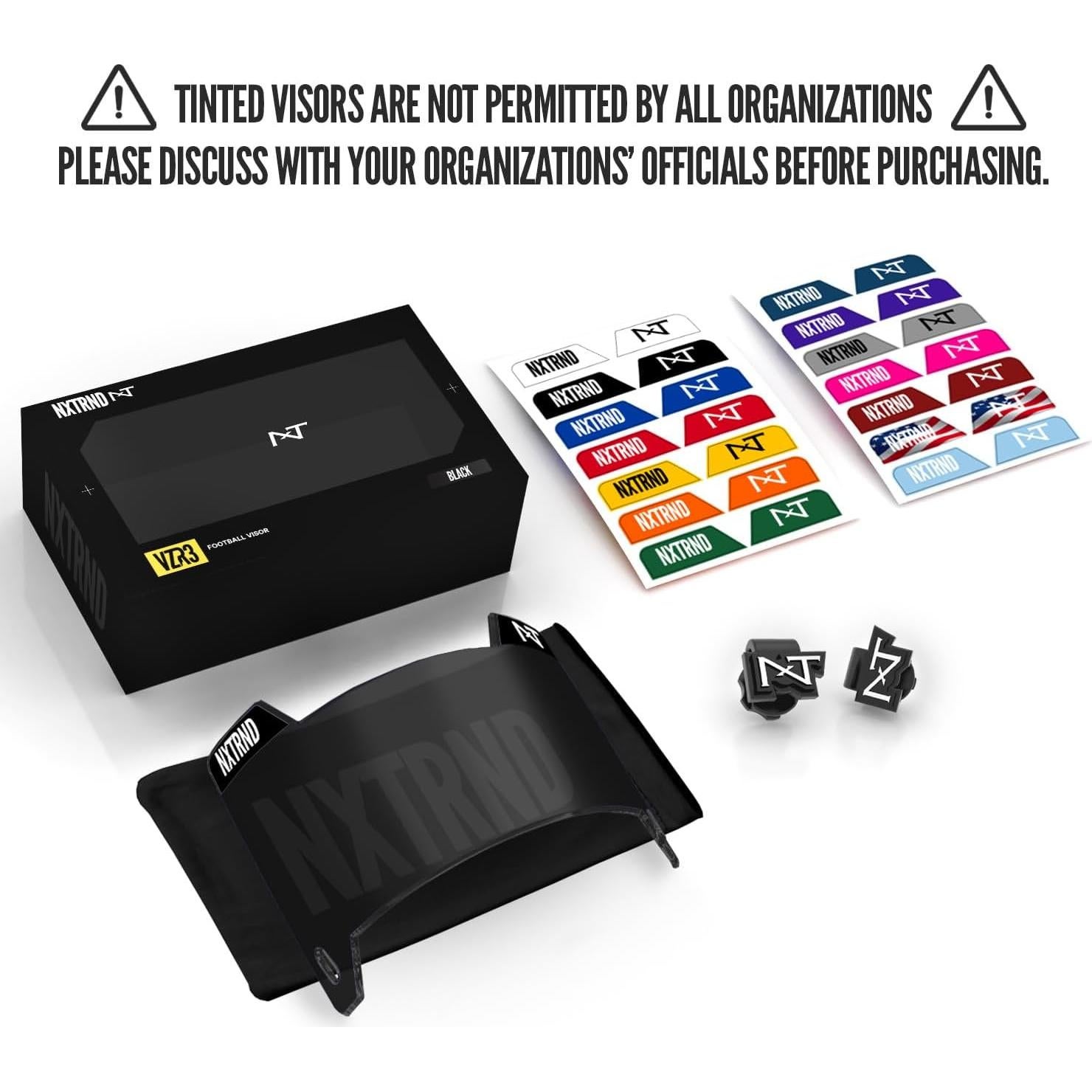 Visera de Fútbol NXTRND VZR3 Curvada Antivaho Ajustable