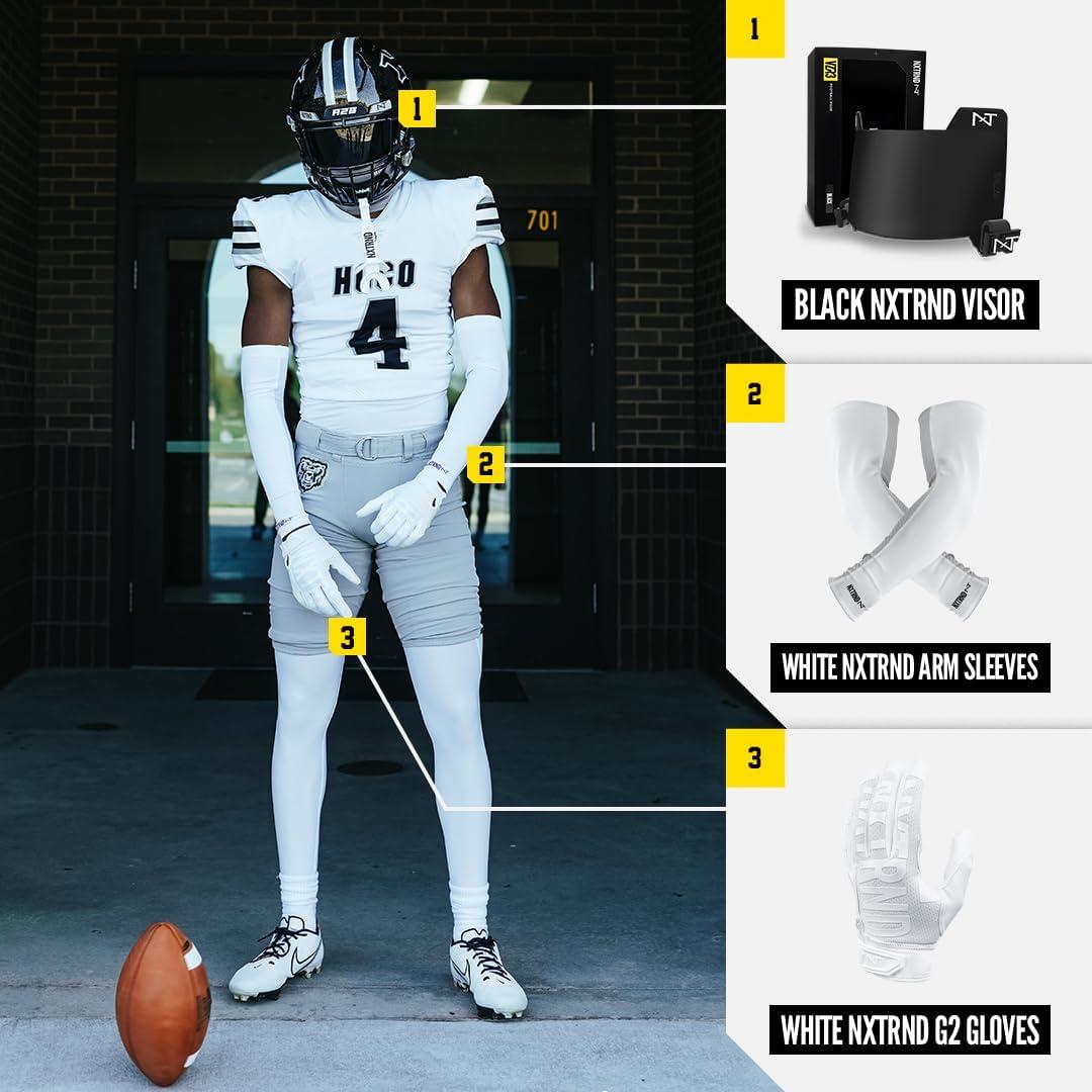 Visera de Fútbol NXTRND VZR3 Curvada Antivaho Ajustable