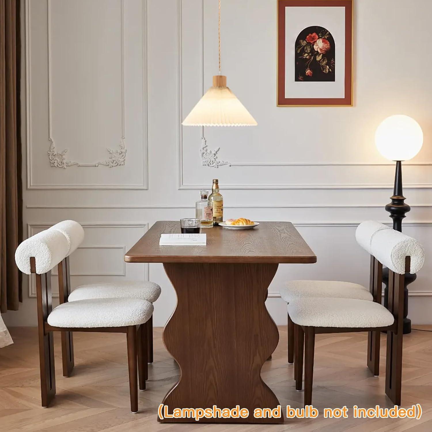 Cuerda de luz colgante Zevnico 4.57m con anillo y enchufe