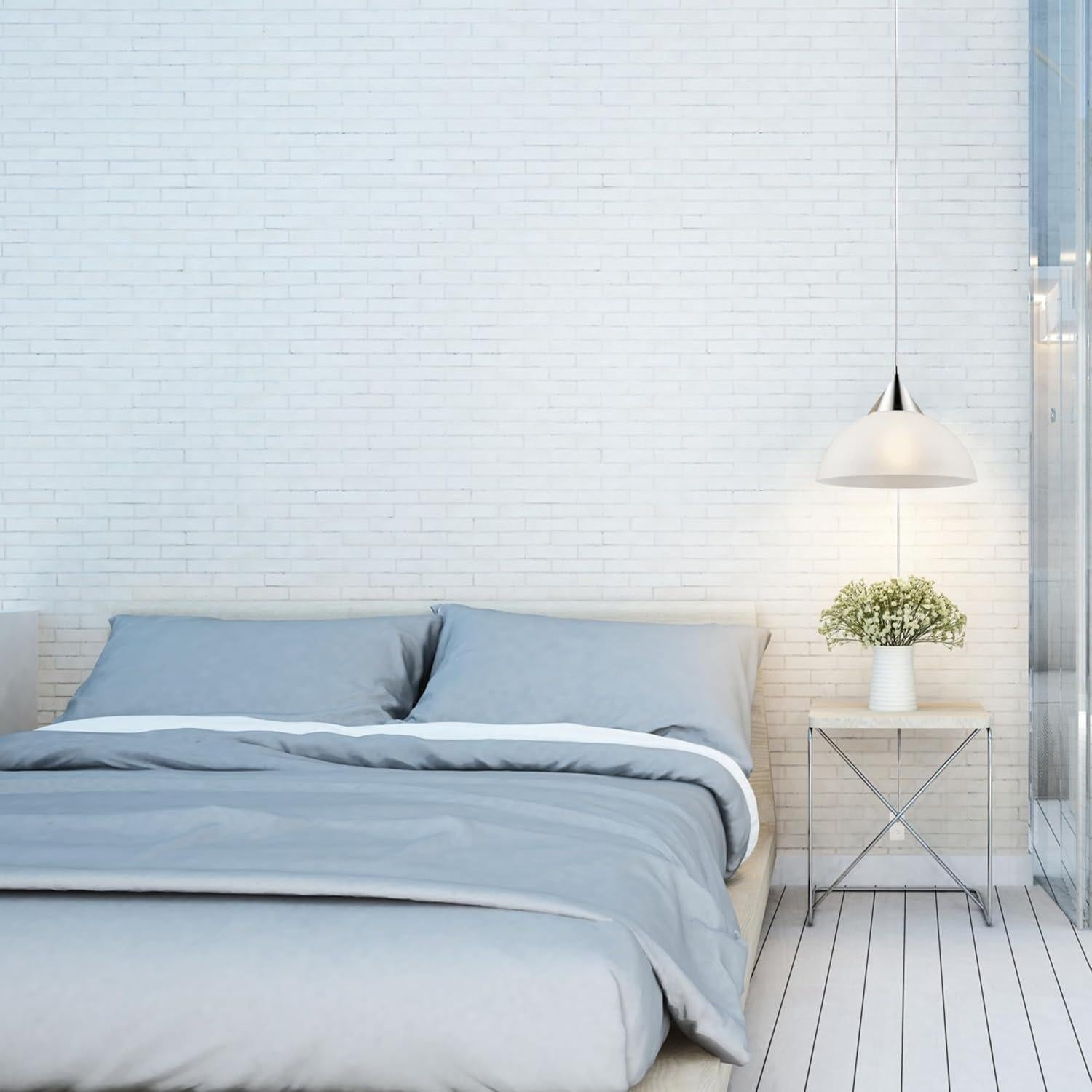 Colgante Plug-In GLOBE 64413 Acero Cepillado 1 Luz 4.57m