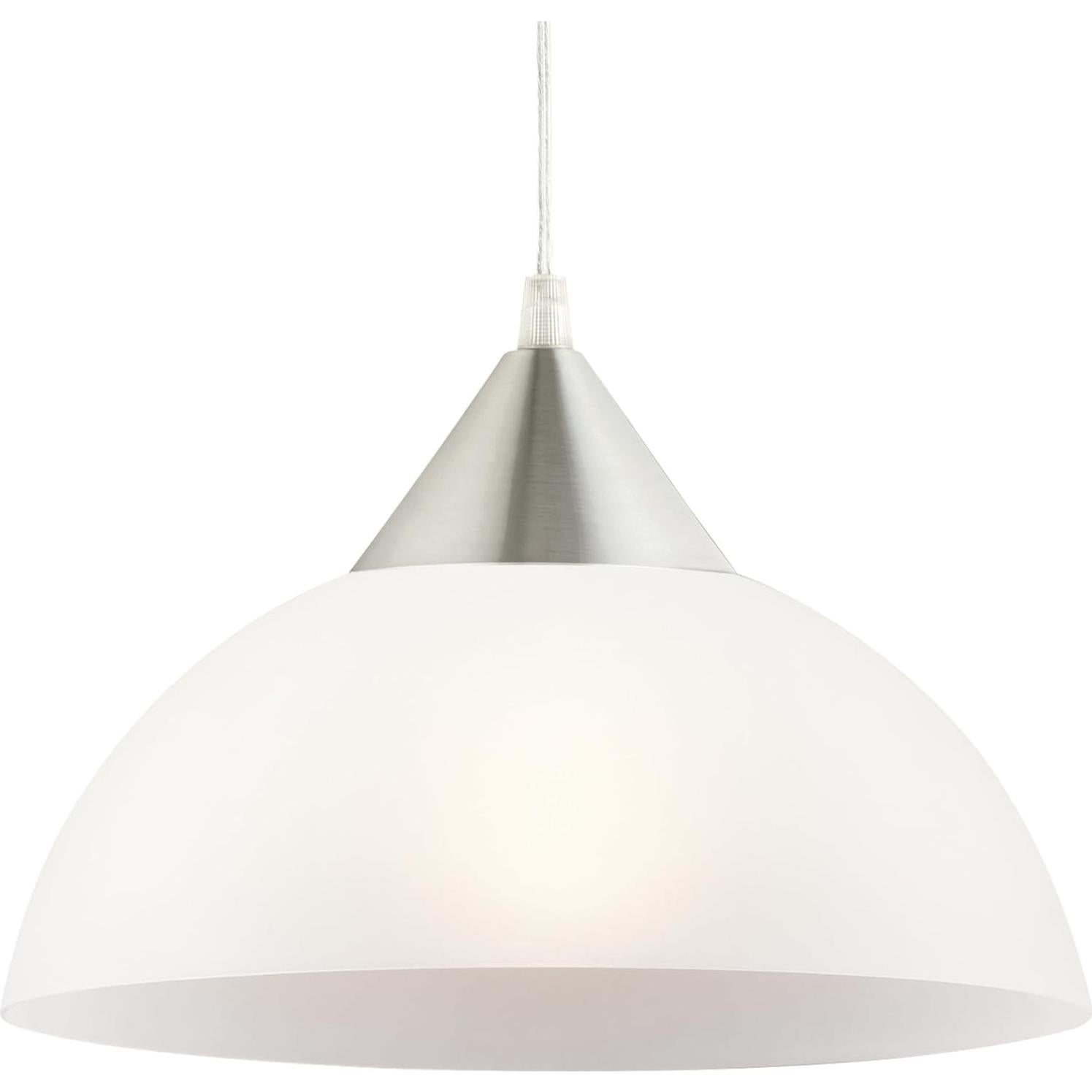 Colgante Plug-In GLOBE 64413 Acero Cepillado 1 Luz 4.57m