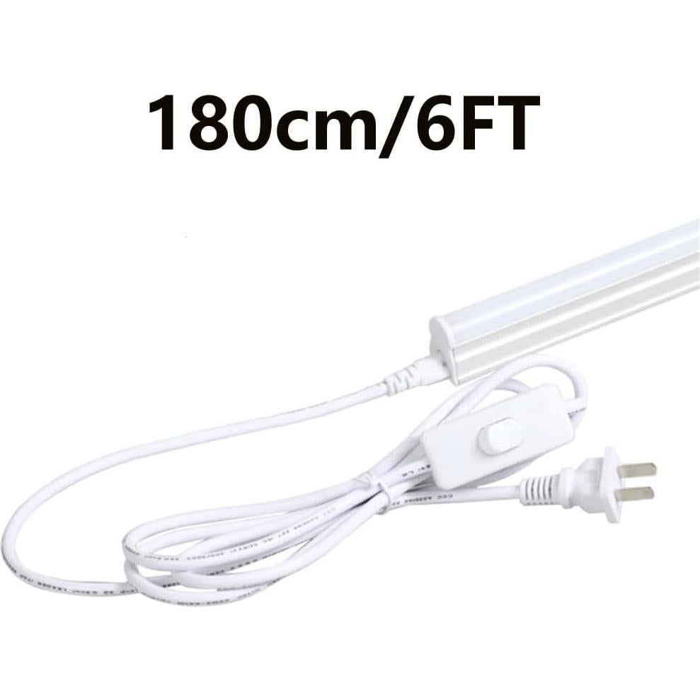 Cable de Extensión de Alimentación para Tubo LED T5 T8 1.8m - Paquete de 2