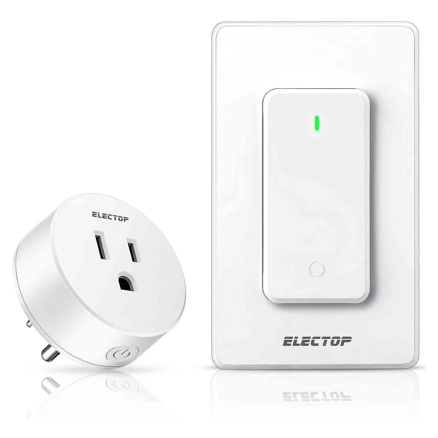 Enchufe de Control Remoto ELECTOP H-012 15A 1500W Inalámbrico