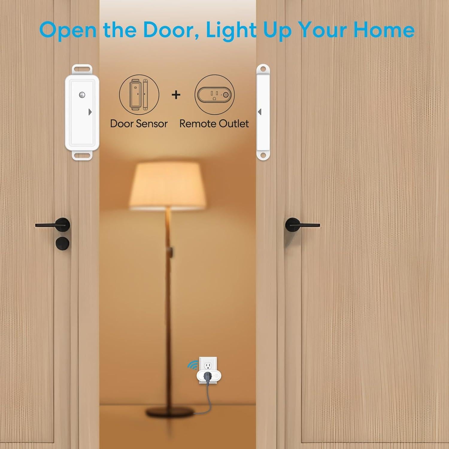 Interruptor Remoto Inalámbrico Didikit 15A 1800W Blanco