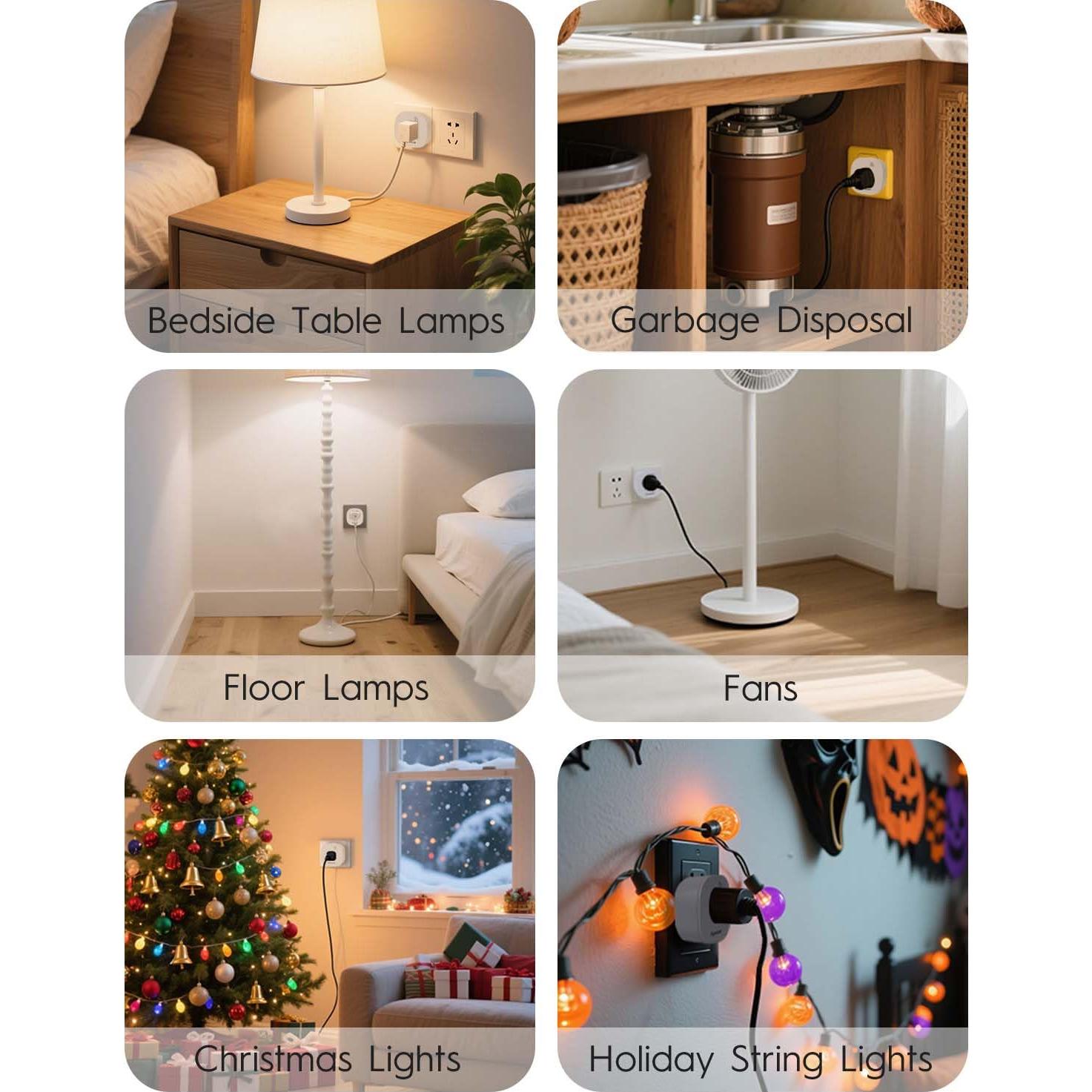 Toma de Corriente Inalámbrica Syantek con Control Remoto 15A