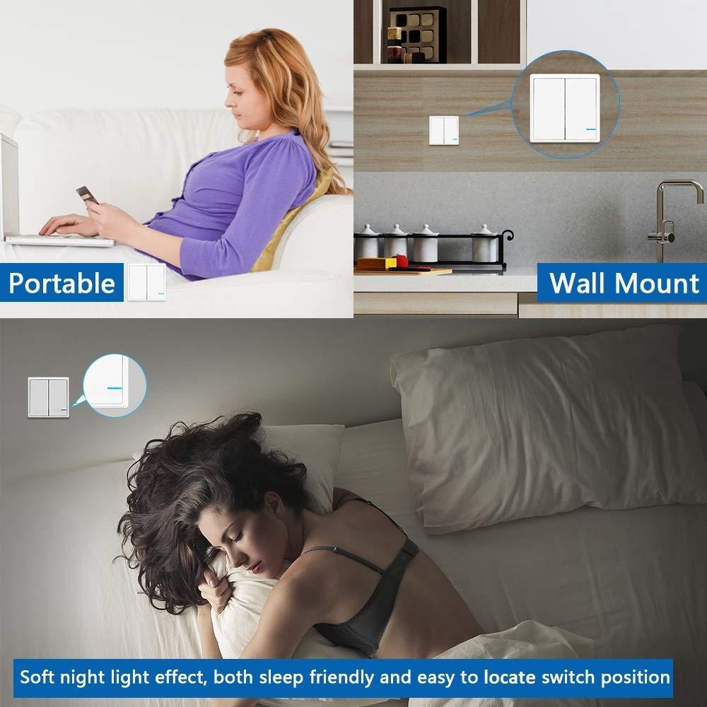 Kit Interruptor y Receptor Inalámbrico Thinkbee IP66 600m