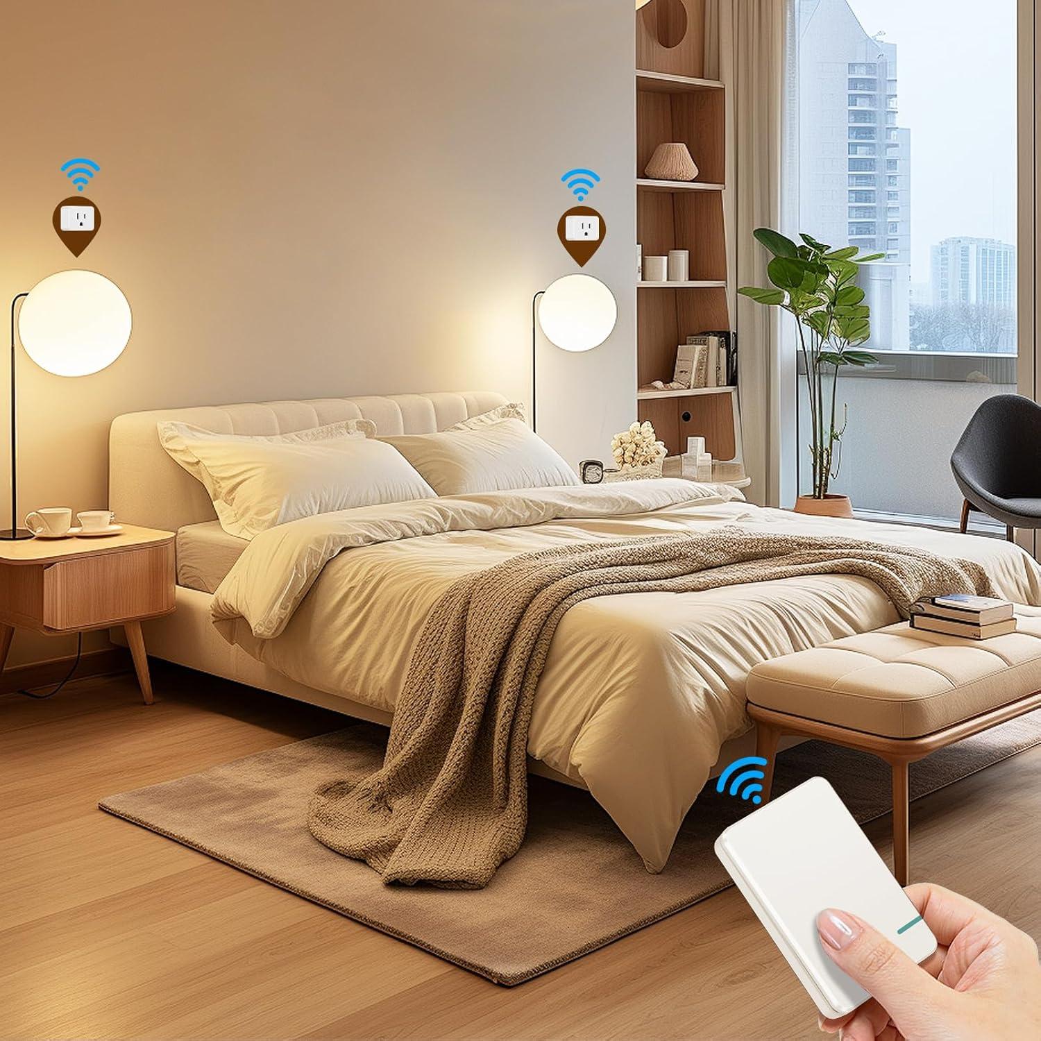 Enchufe de Control Remoto Thinkbee 15A 1500W 600ft RF