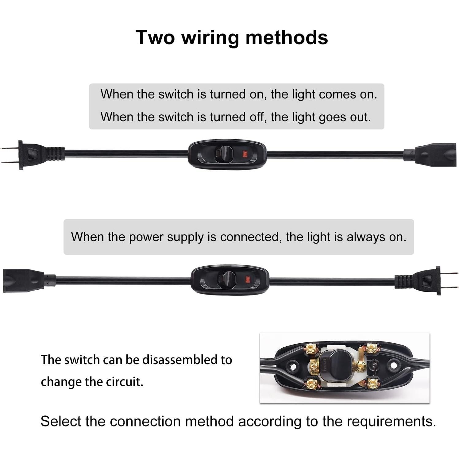 Cable de Extensión con Interruptor Weideer 0.61m 10A 250V