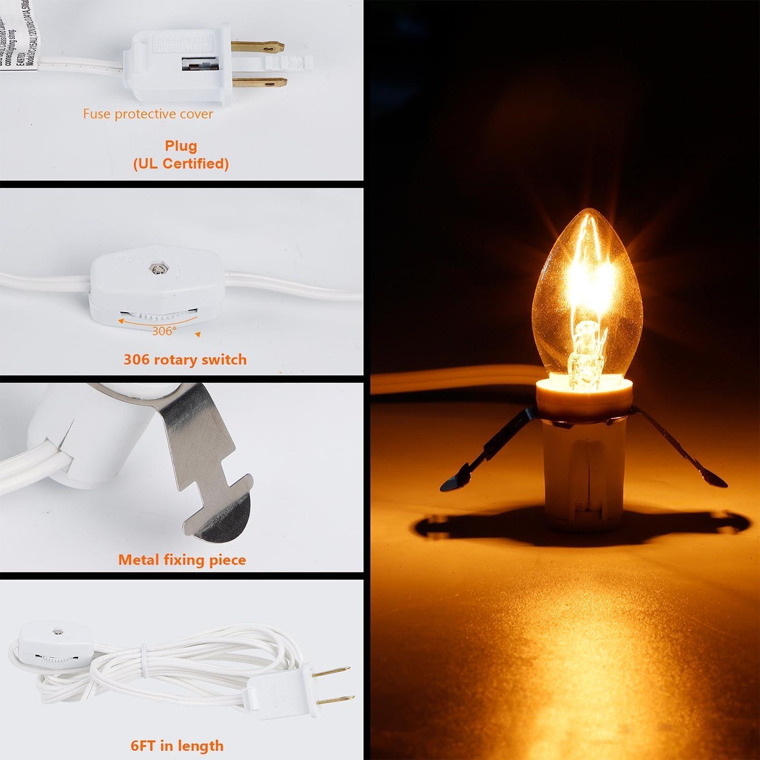 Cordón de Accesorio WATERGLIDE 4 Piezas 1.83m con Bombilla Clara