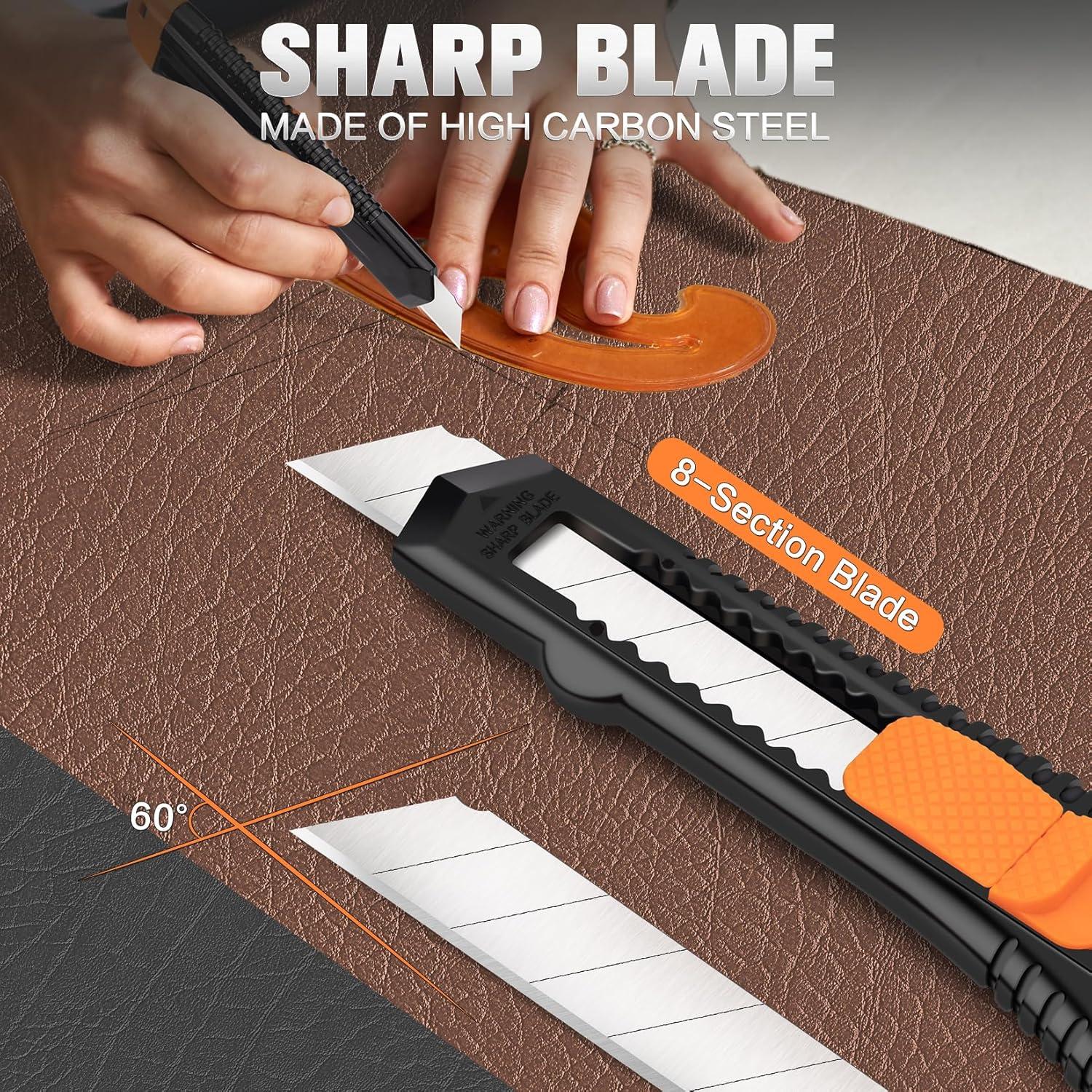 Cuchillo Utility Retráctil TIFICAL 4 Pack 18mm Acero Carbono