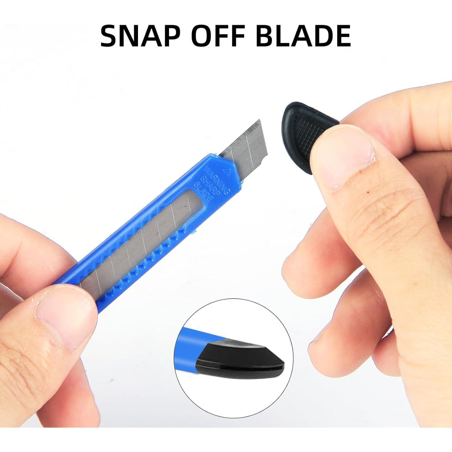 Cuchillos Utilitarios Htaexpu 4 Pcs Retráctiles 12.95 cm