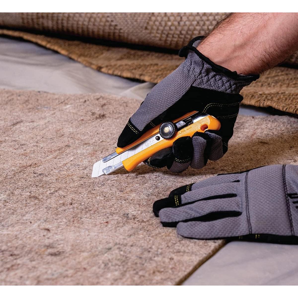 Cuchillo Utility OLFA L-1 18mm Uso Pesado Mango Ergonómico