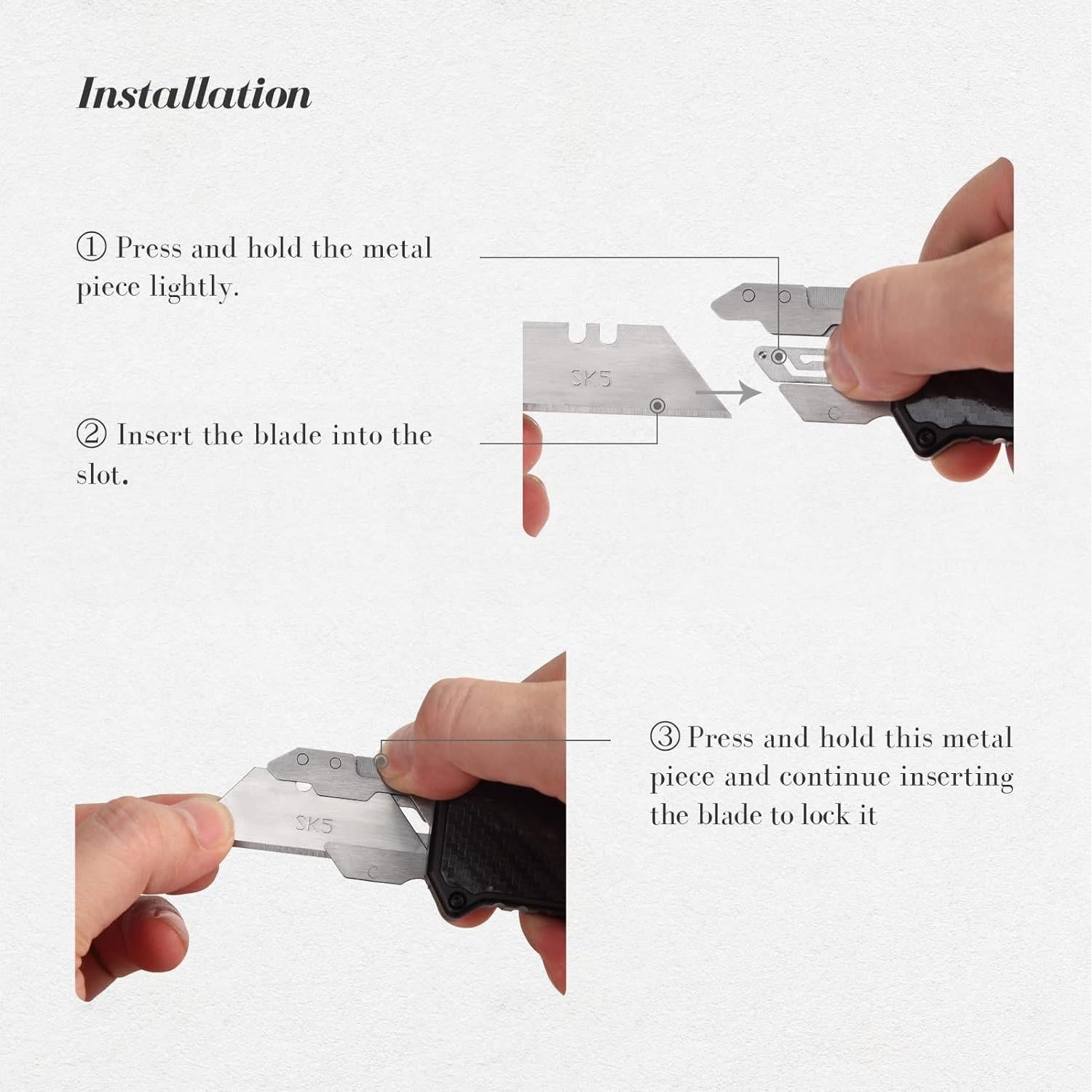 Cuchillo Utility Tops Home con 5 Cuchillas SK5, Aluminio
