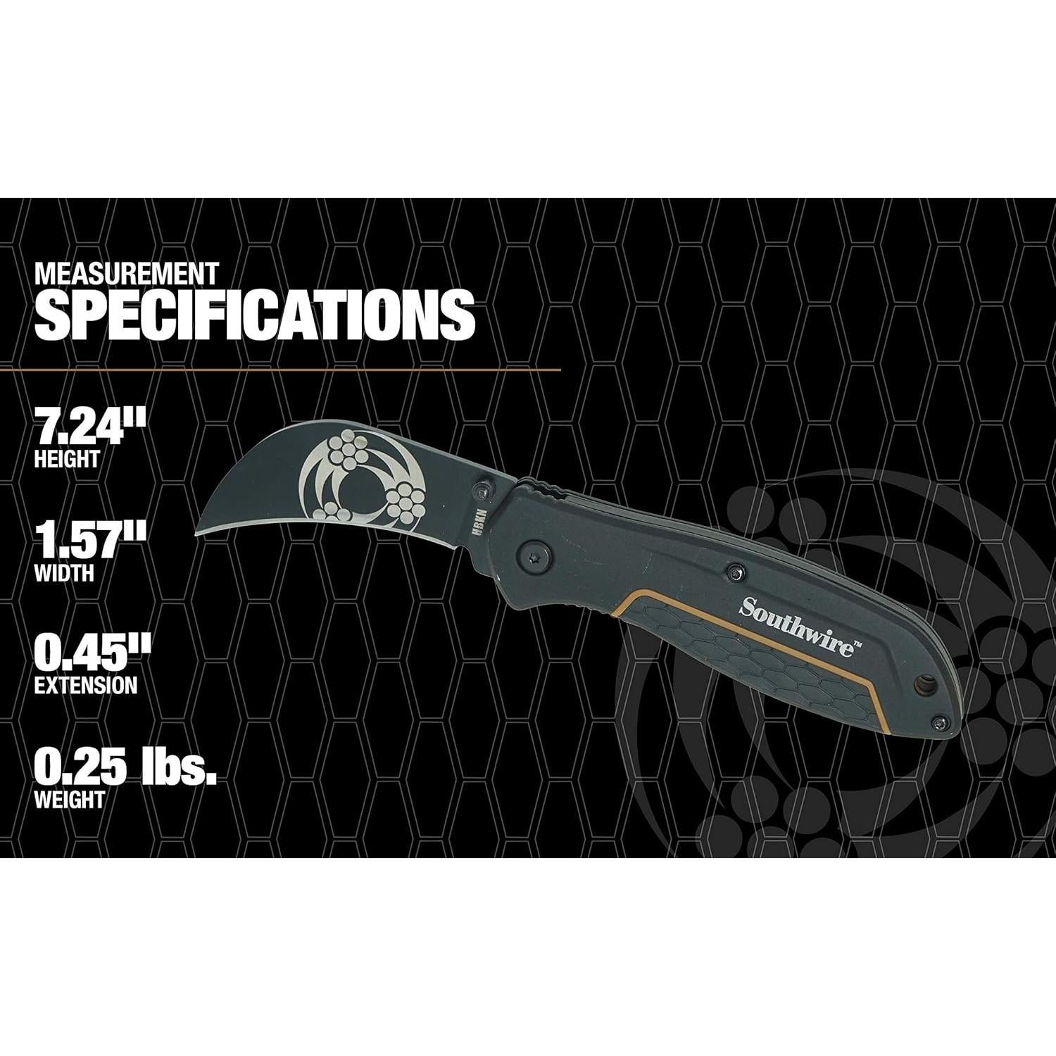 Cuchillo de Bolsillo Hawk Bill Southwire 6.6 cm Acero Inoxidable