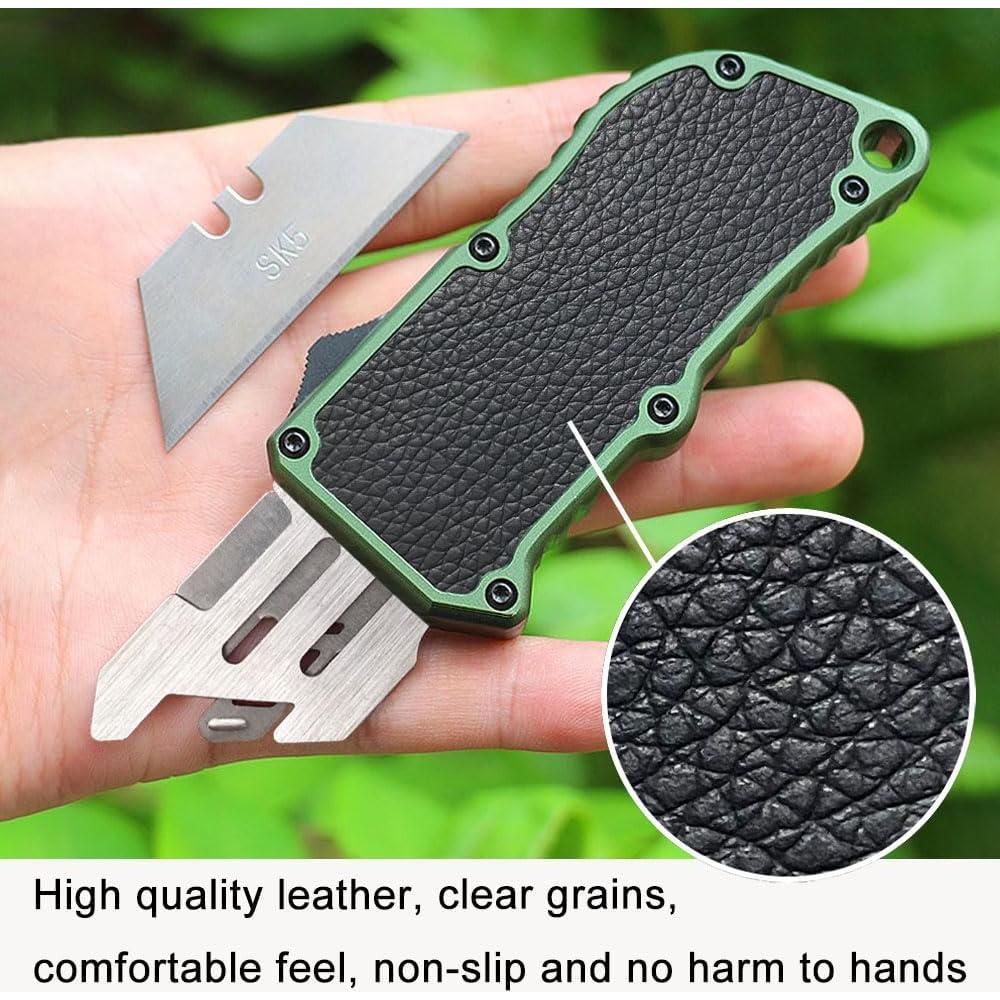 Cuchillo Utilitario Retráctil Caressolove con Hojas SK5