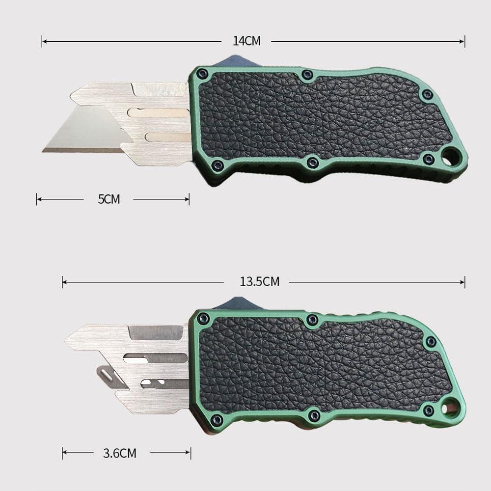 Cuchillo Utilitario Retráctil Caressolove con Hojas SK5