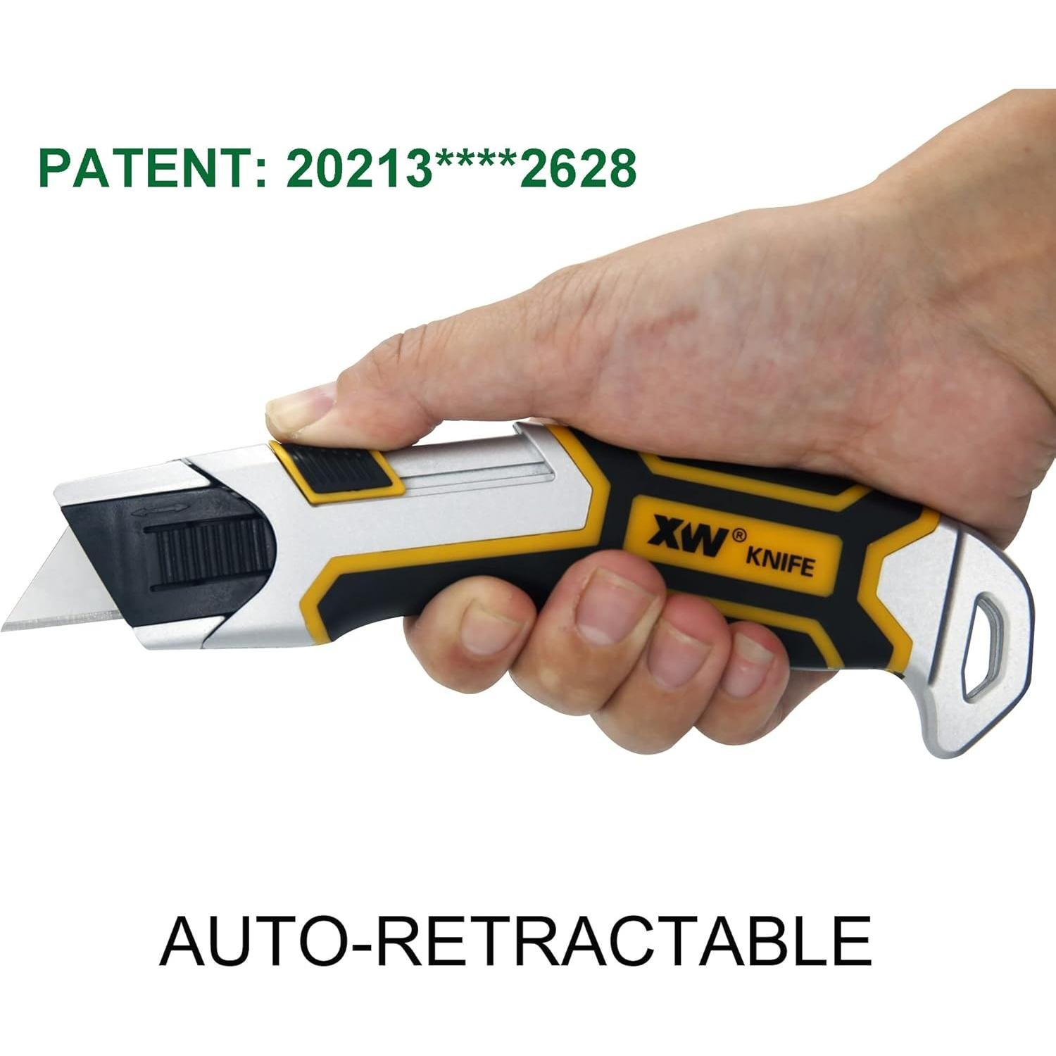 Cuchillo de Utilidad Auto-Retráctil XW con 4 Cuchillas Repuesto