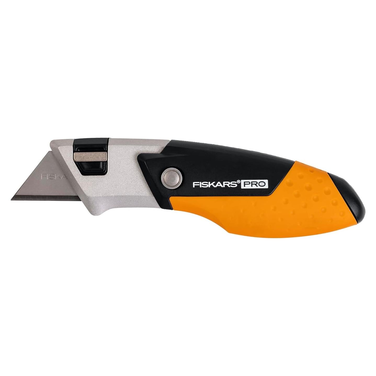 Cuchillo Utility Plegable Fiskars Pro, Hoja CarbonMax 18.4cm