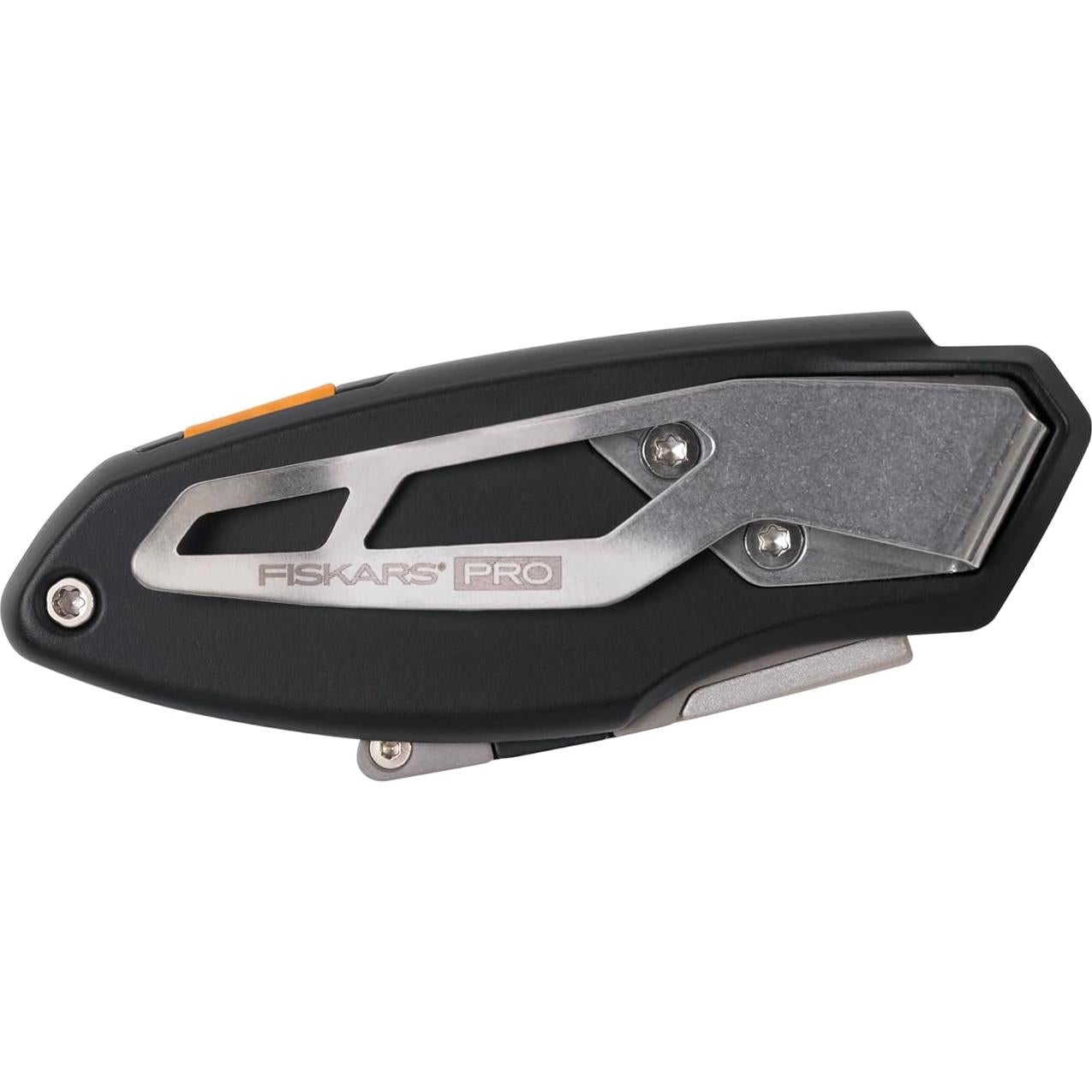 Cuchillo Utility Plegable Fiskars Pro, Hoja CarbonMax 18.4cm