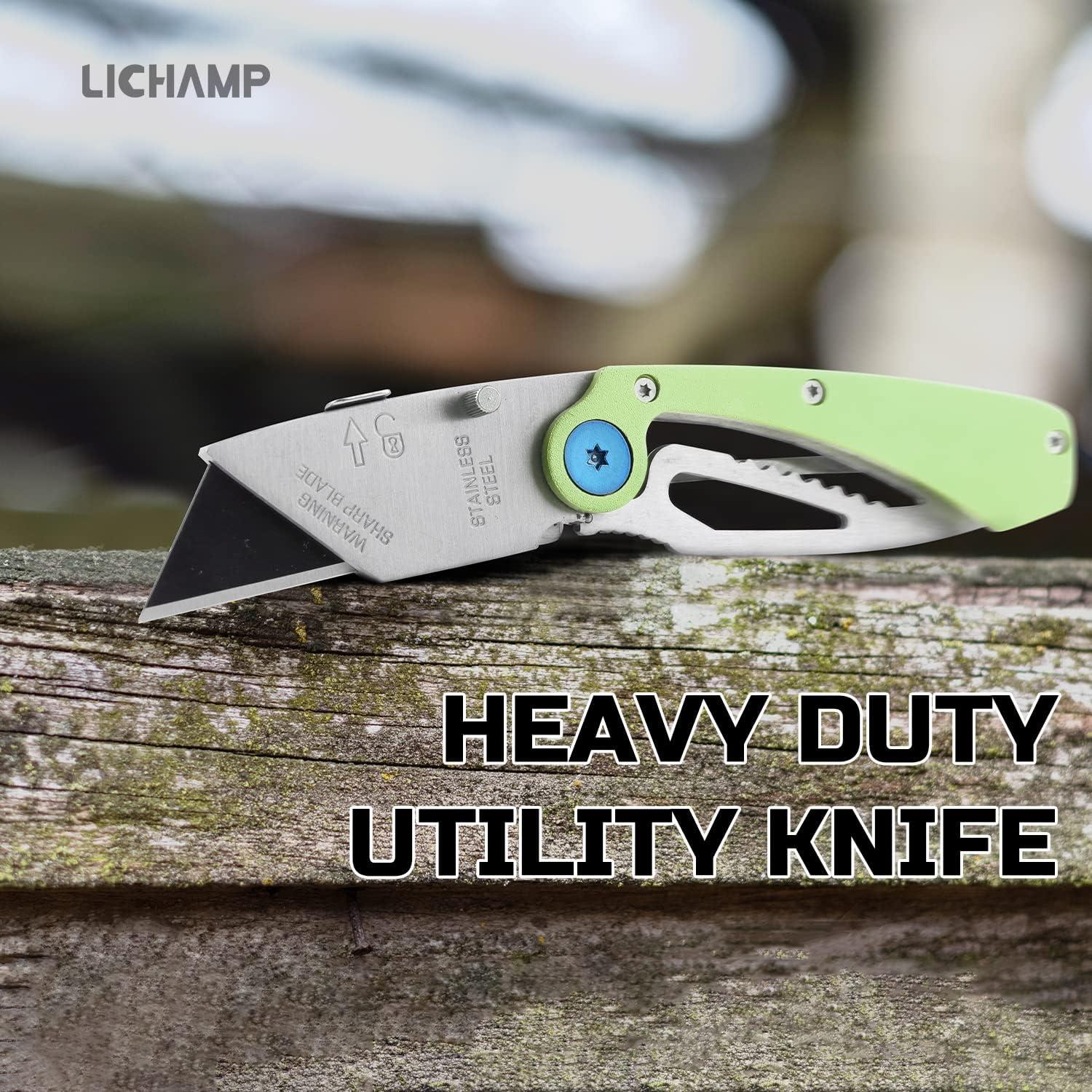 Juego de 6 Cuchillos Utilitarios Plegables Lichamp EDC