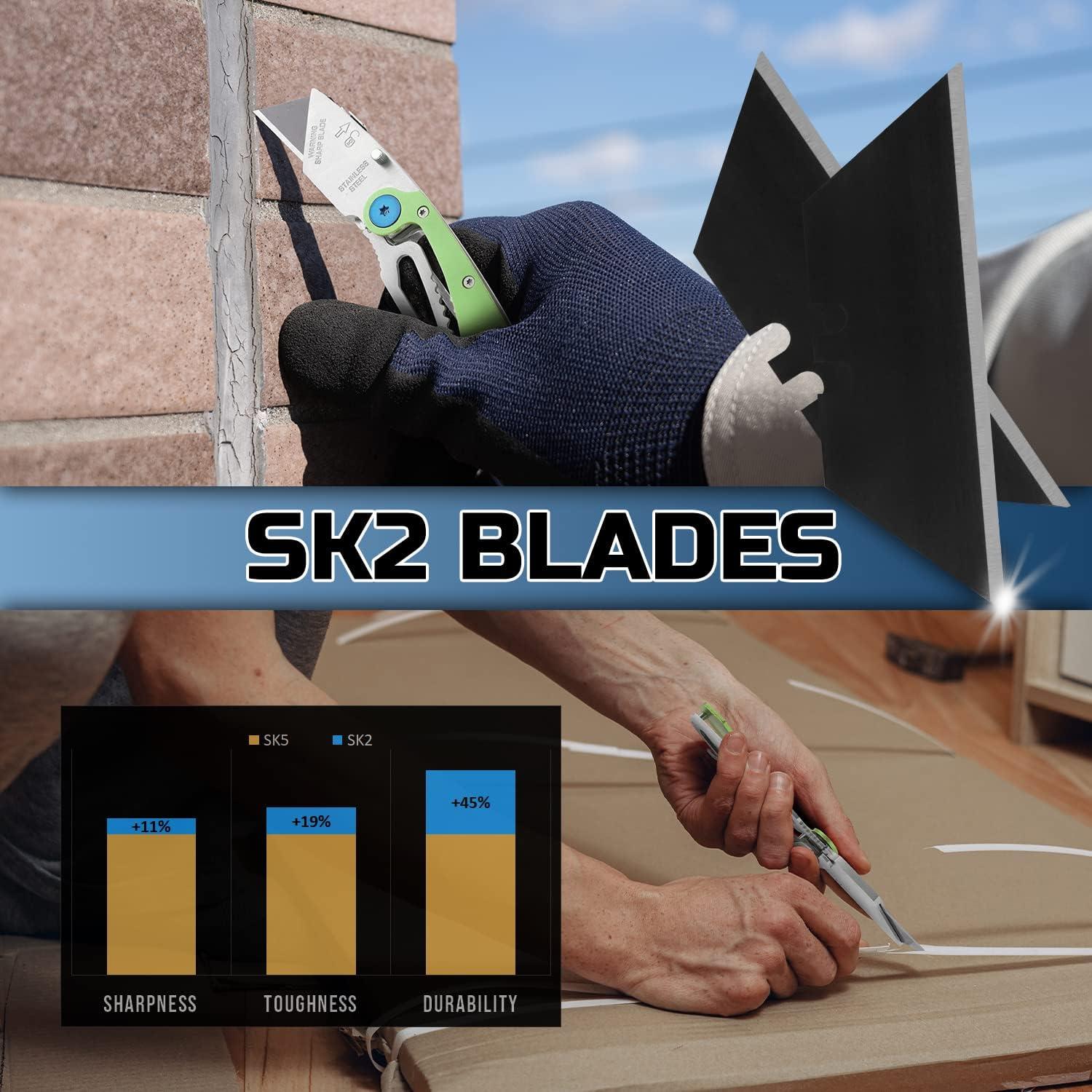 Juego de 6 Cuchillos Utilitarios Plegables Lichamp EDC