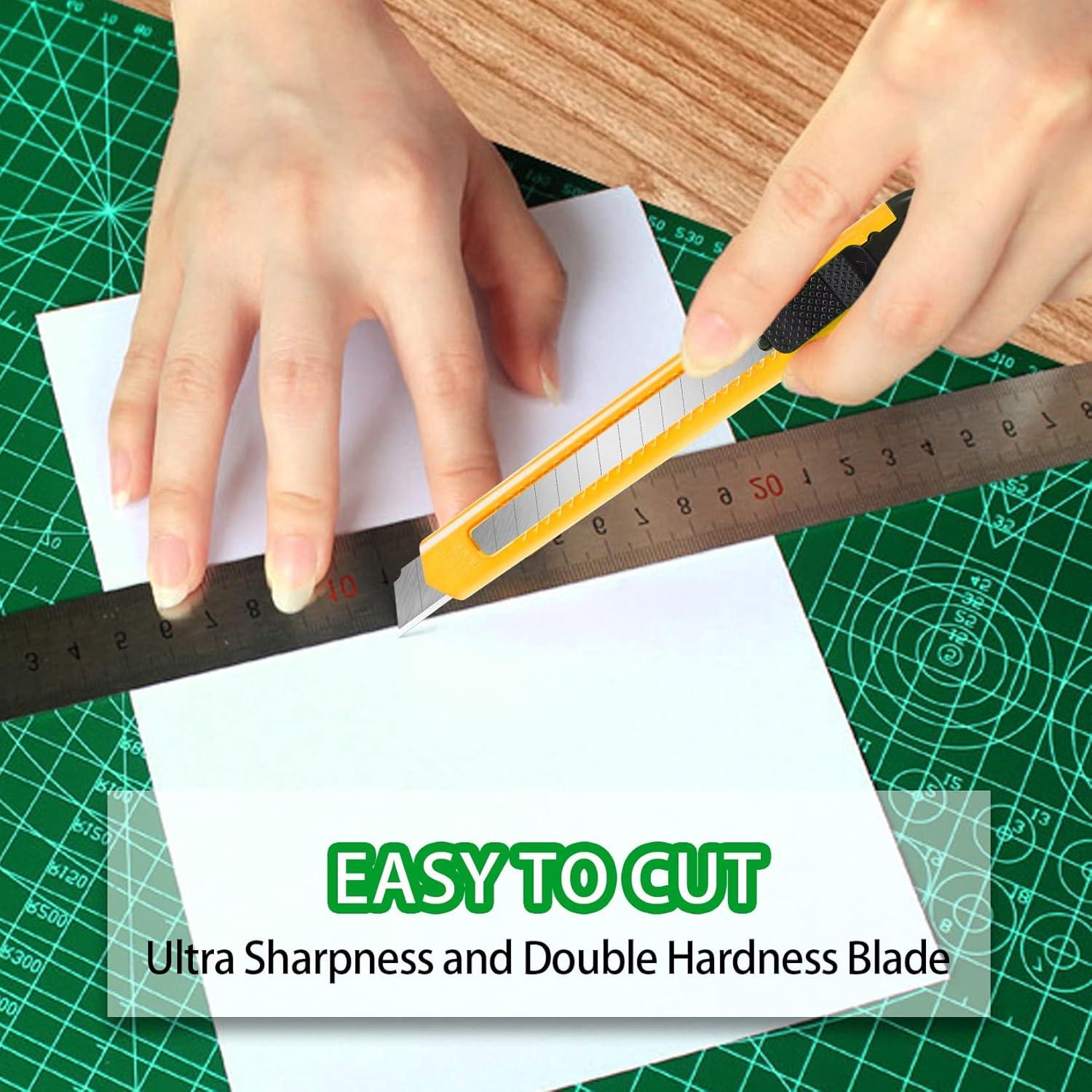 Cortador de Cajas TIFICAL 4 Pack 9mm Retráctil Ligero