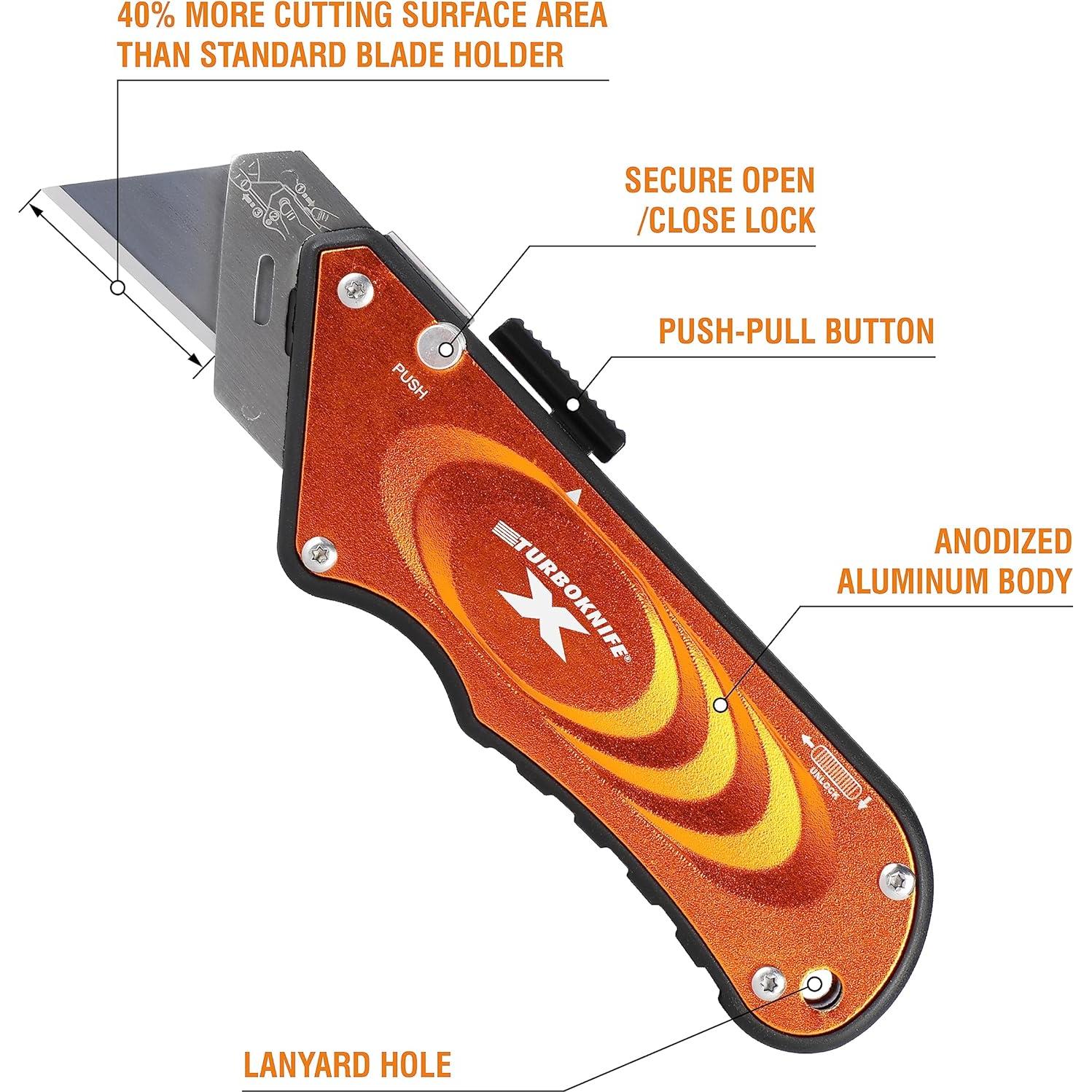 Cuchillo Utility Olympia Tools Turboknife X 33-133 Amarillo