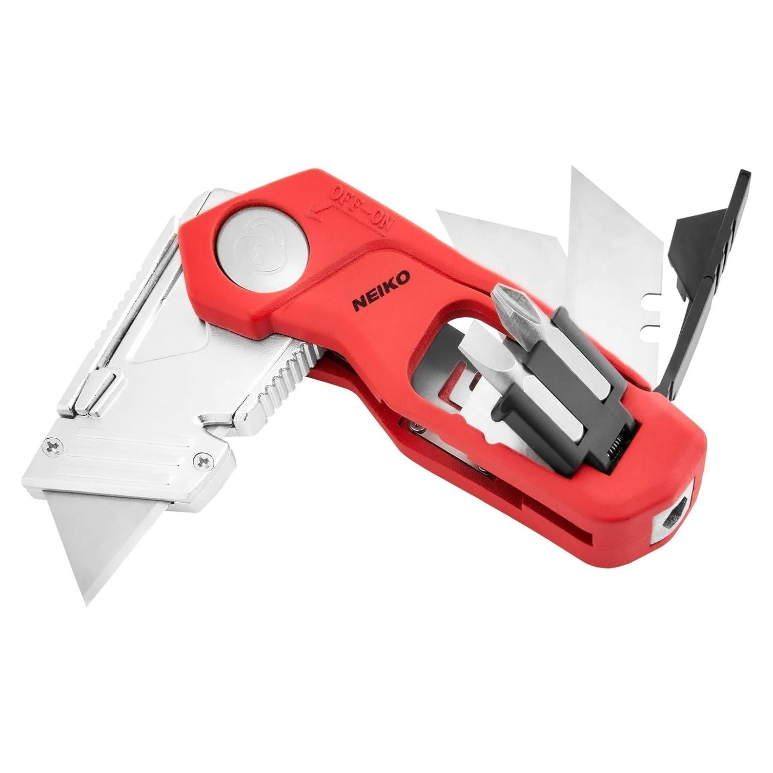 Cuchillo Utilitario Plegable NEIKO 00678A 4-en-1 con Pelacables