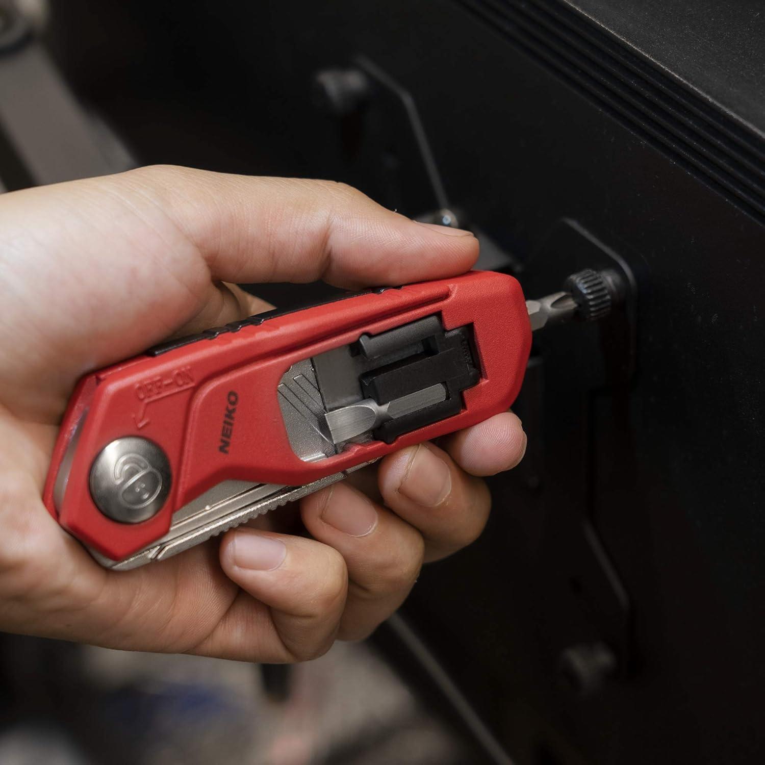 Cuchillo Utilitario Plegable NEIKO 00678A 4-en-1 con Pelacables