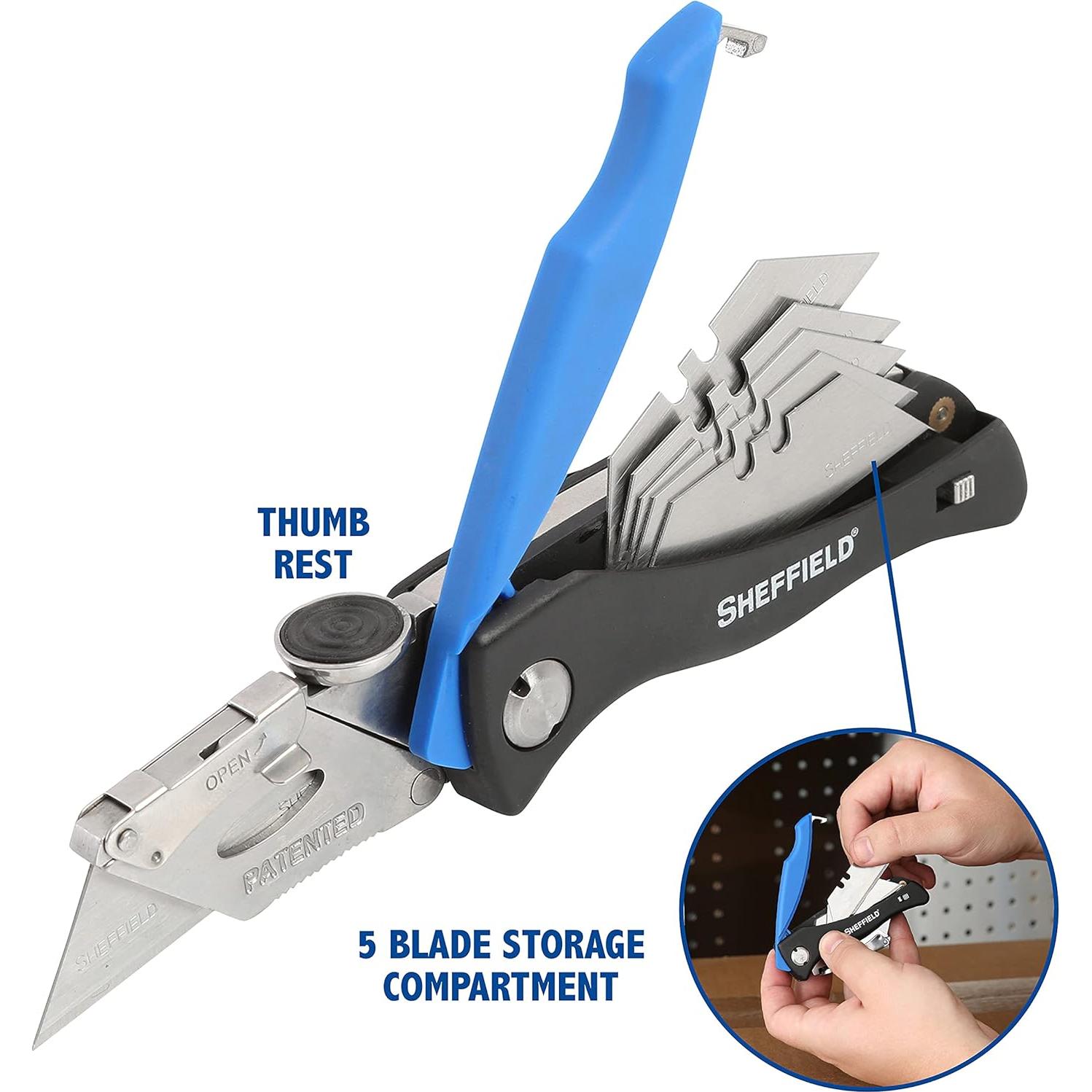 Cuchillo Utility Sheffield 12119 con Cambio Rápido y Mango Ligero