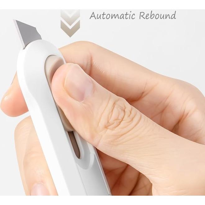 4 Cuchillos Utilitarios Retráctiles Cilava - Acero al Carbono