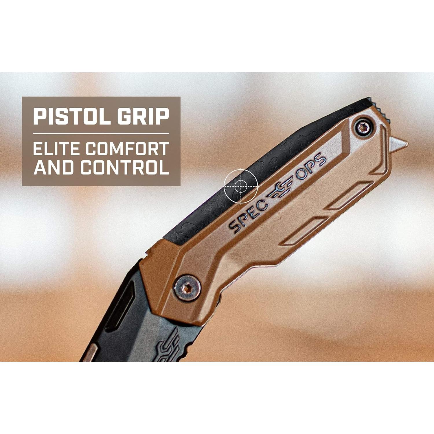 Cuchillo Utility Plegable Spec Ops con 3 Cuchillas Extra