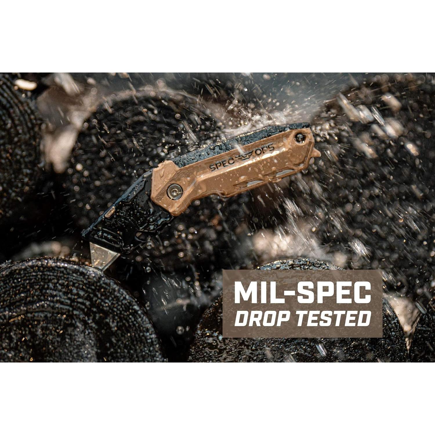 Cuchillo Utility Plegable Spec Ops con 3 Cuchillas Extra