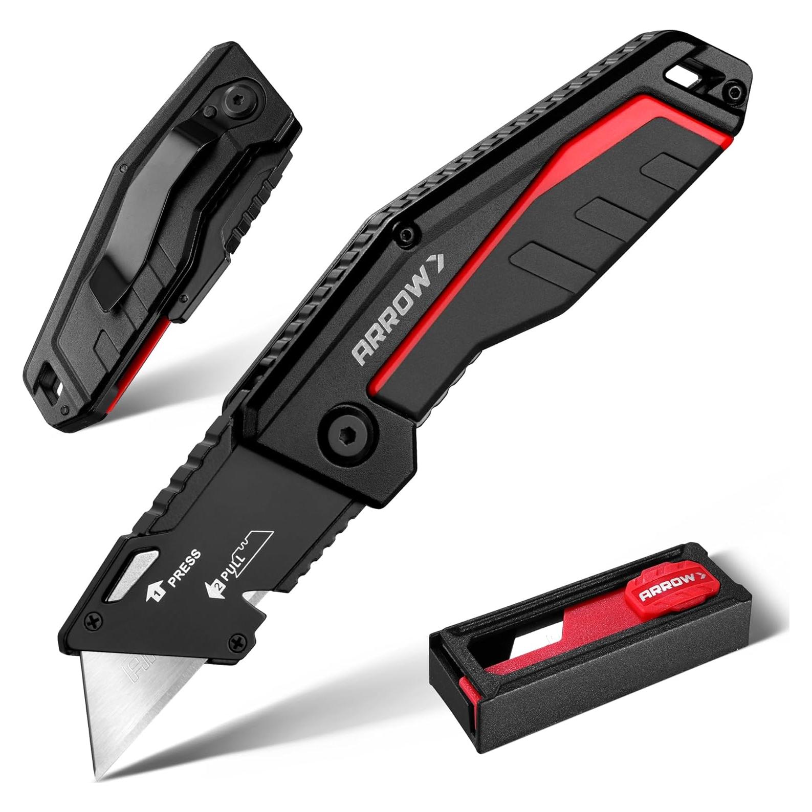 Cuchillo Utilitario Plegable Arrow con 10 Cuchillas SK2