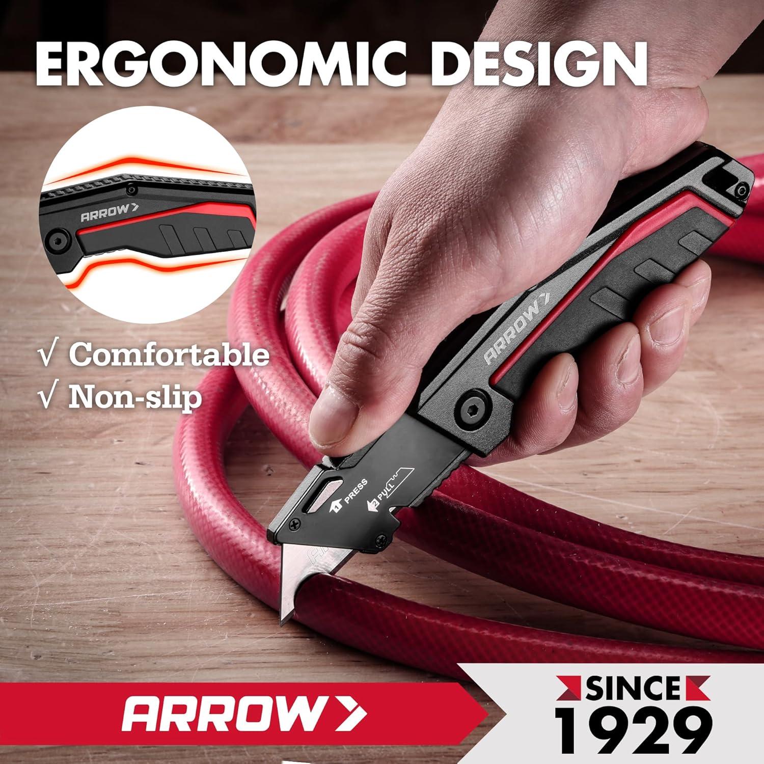 Cuchillo Utilitario Plegable Arrow con 10 Cuchillas SK2