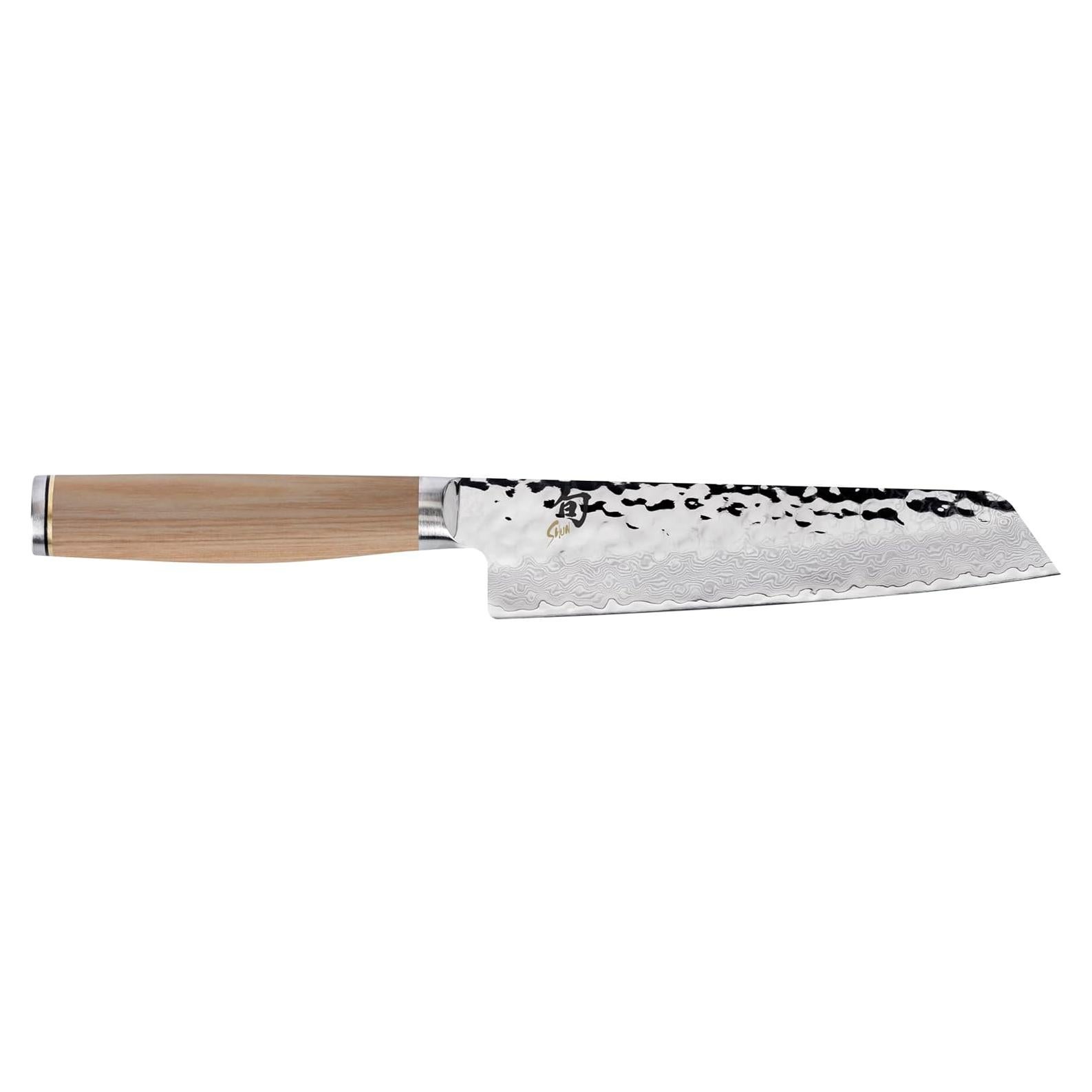 Cuchillo Maestro de Utilidad Shun Premier Blonde 16.5 cm - Acero Damasco