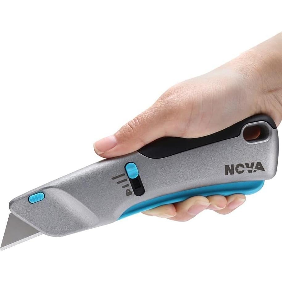 Cuchillo Utilitario Retráctil Nova de Aluminio Automático