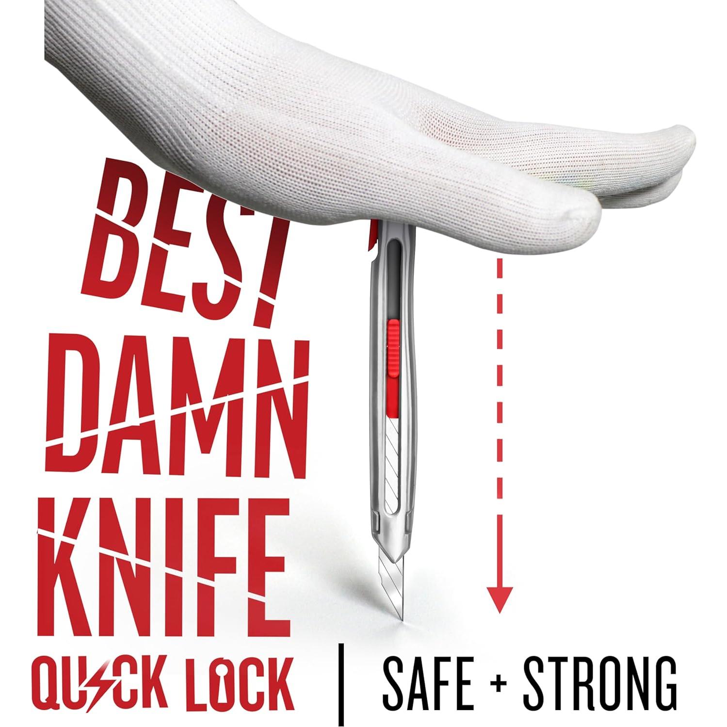 Cuchillo de Utilidad VViViD Cierre Rápido 11 Cuchillas 9mm