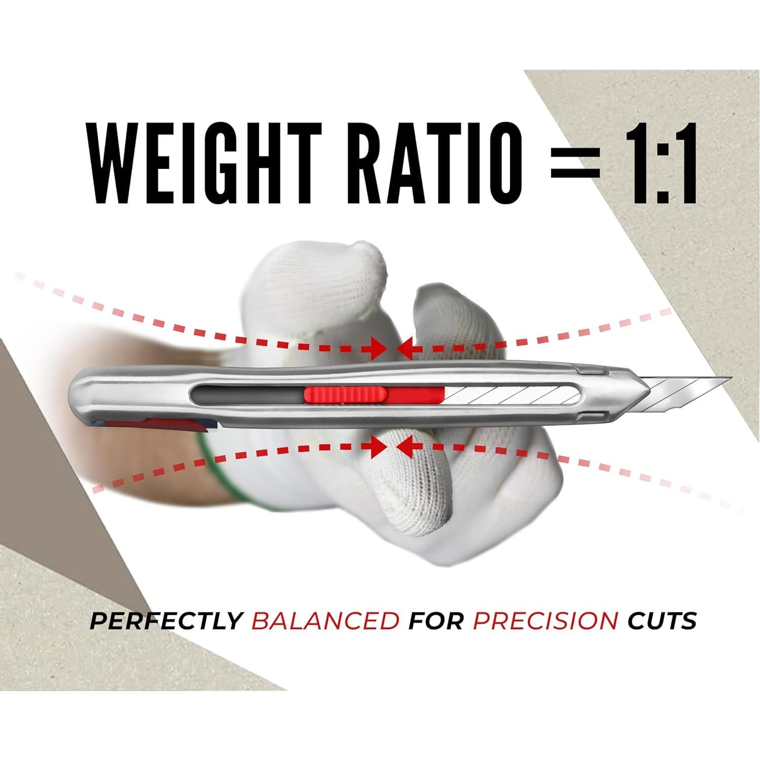 Cuchillo de Utilidad VViViD Cierre Rápido 11 Cuchillas 9mm