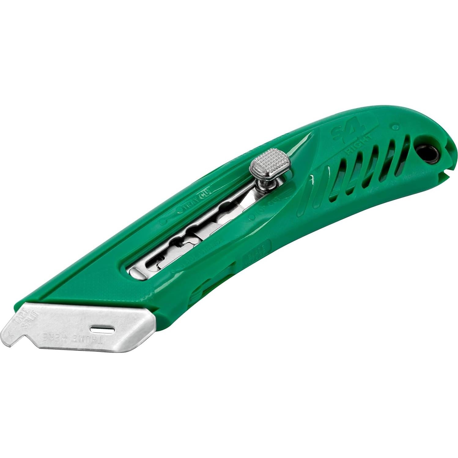 Cortador de Seguridad S4R Pacific Handy Cutter Verde Ergonómico
