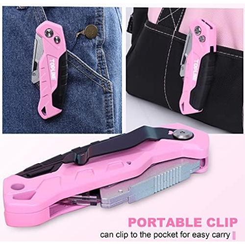 Set de Cortadores Utilitarios Pink Topline - 2 Piezas con 18 Cuchillas
