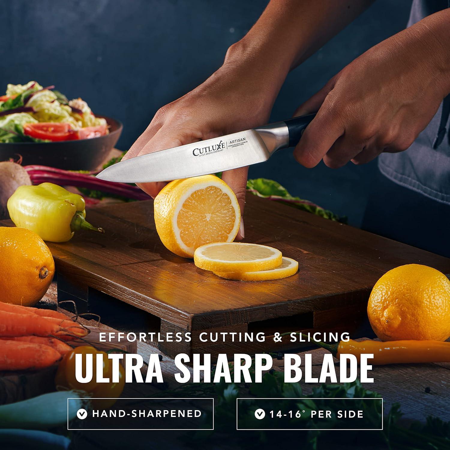 Cuchillo de Cocina Cutluxe 13.97 cm Acero Alemán Ergonómico